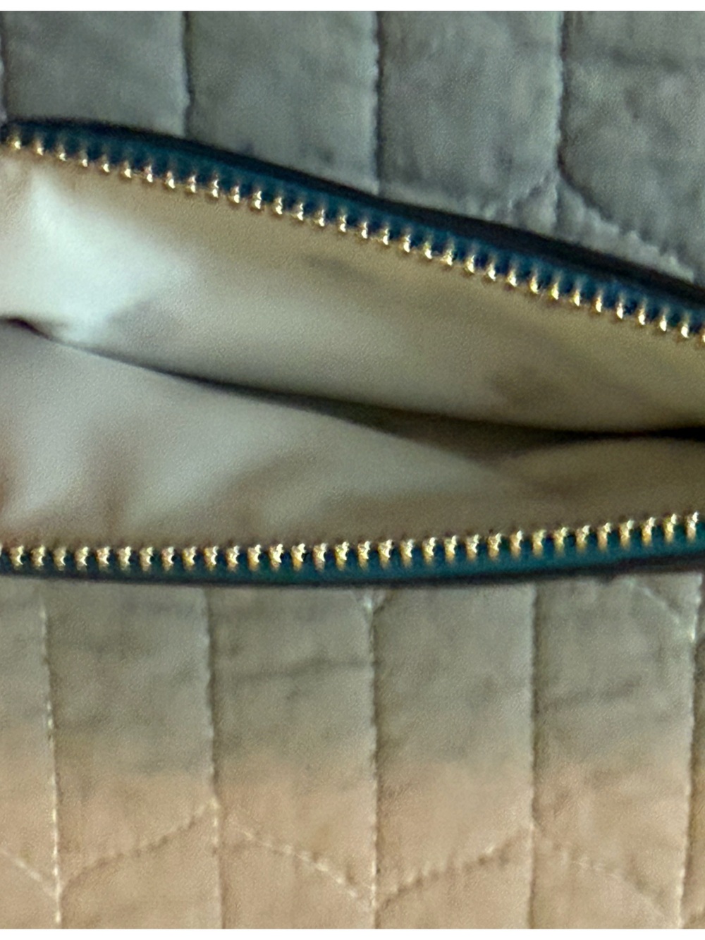 Kate Spade Teal Saffiano Slim Card Zip Wallet - Picture 3 of 5